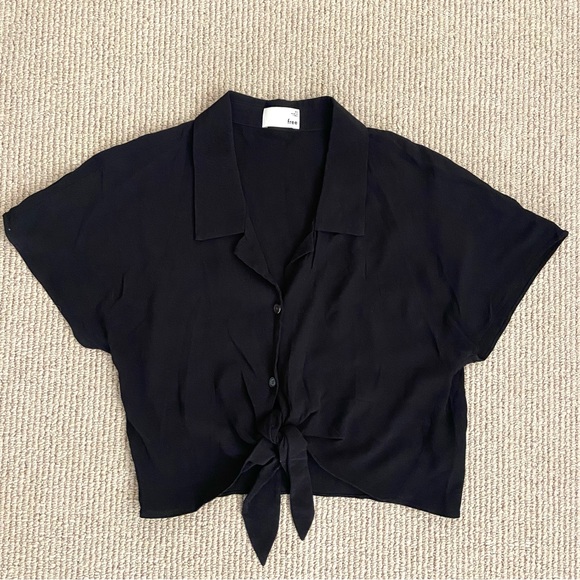 Wilfred Tie-Front Tee - Picture 1 of 2